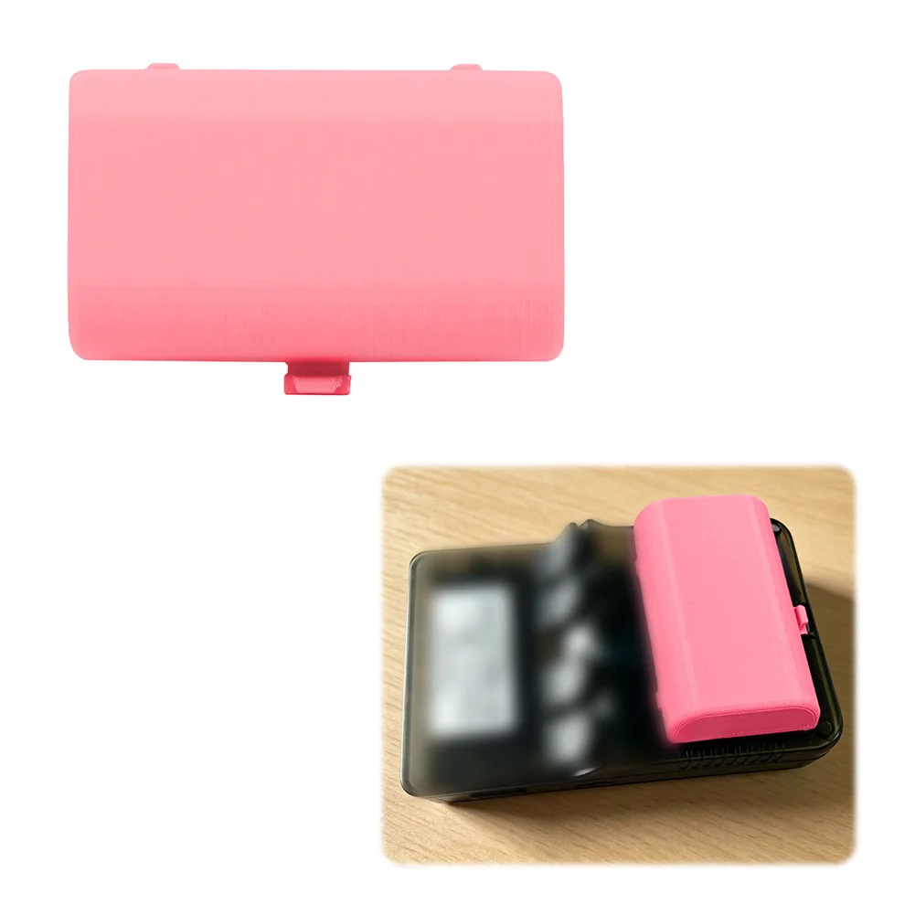 R36S Colorful PC Back Cover For Extended Battery Upgrade Slim Gaming Console Casing 7.2cm Compact Design Easy Tool Installation