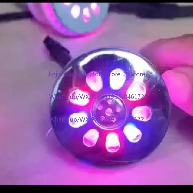 Colorful pool lights, colorful bubble vents