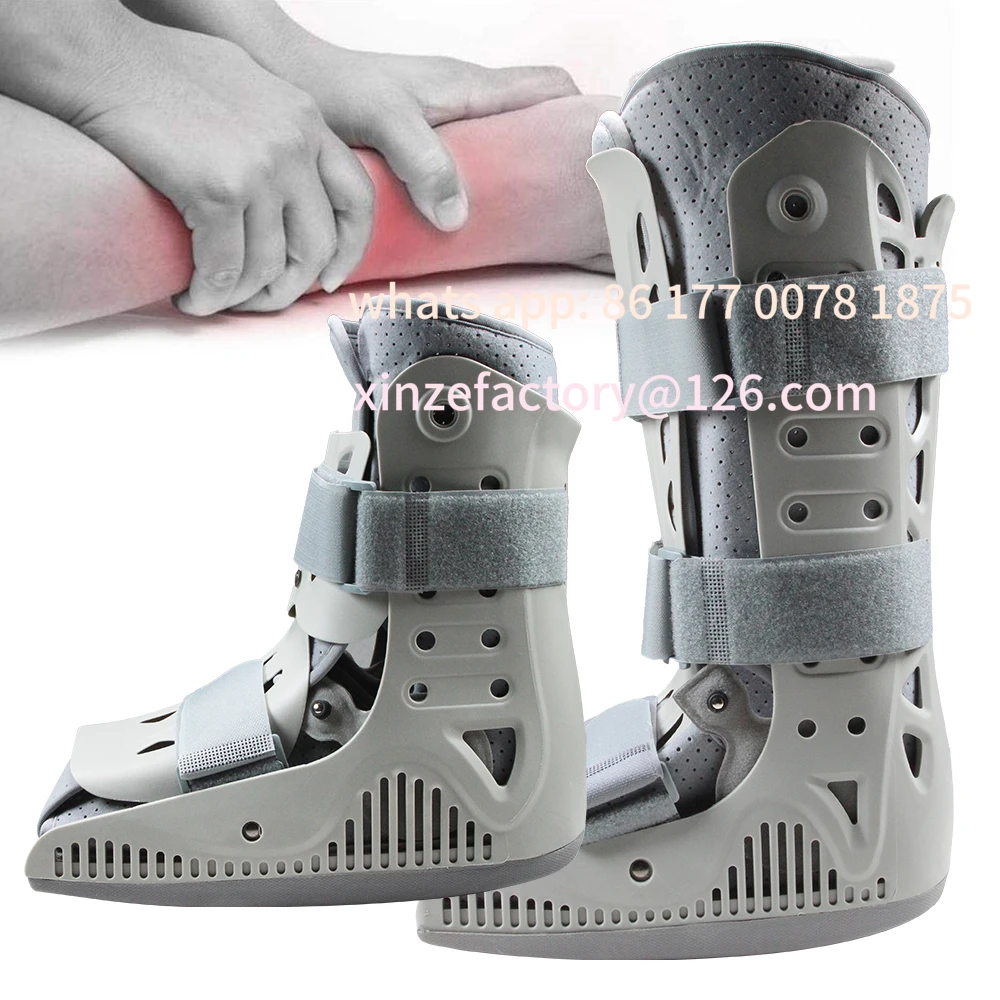 Customizable 1PCS Pneumatic Walking Boot - Adjustable Air Cam Walker for Ankle Fractures/Sprains, Lightweight Medical Boot