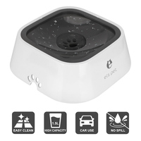 Cat Dog Water Bowl Slow Water Feeder Dispenser Pet Products 1.5L Anti-Overflow Carried Floating Bowl Dog Supplies