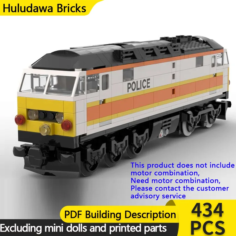 

City Car Model MOC Building Bricks Class 47 Diesel-Electric Locomotive Modular Technology Gifts Holiday Assemble Children Toys