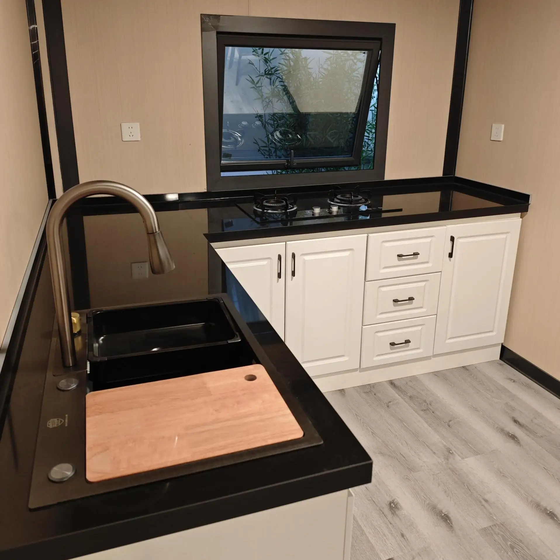 حاوية نوم منزلية لمقصورة الفندق، منزل حاوية قابل للتوسيع لحدائق الفندق، حاويات متنقلة