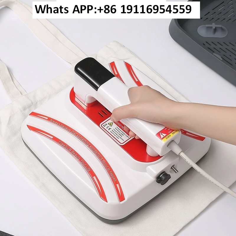 ماكينة نقل الحرارة المحمولة مقاس 12*10 بوصة ماكينة نقل الحرارة على القمصان ماكينة نقل الحرارة الصغيرة للملابس