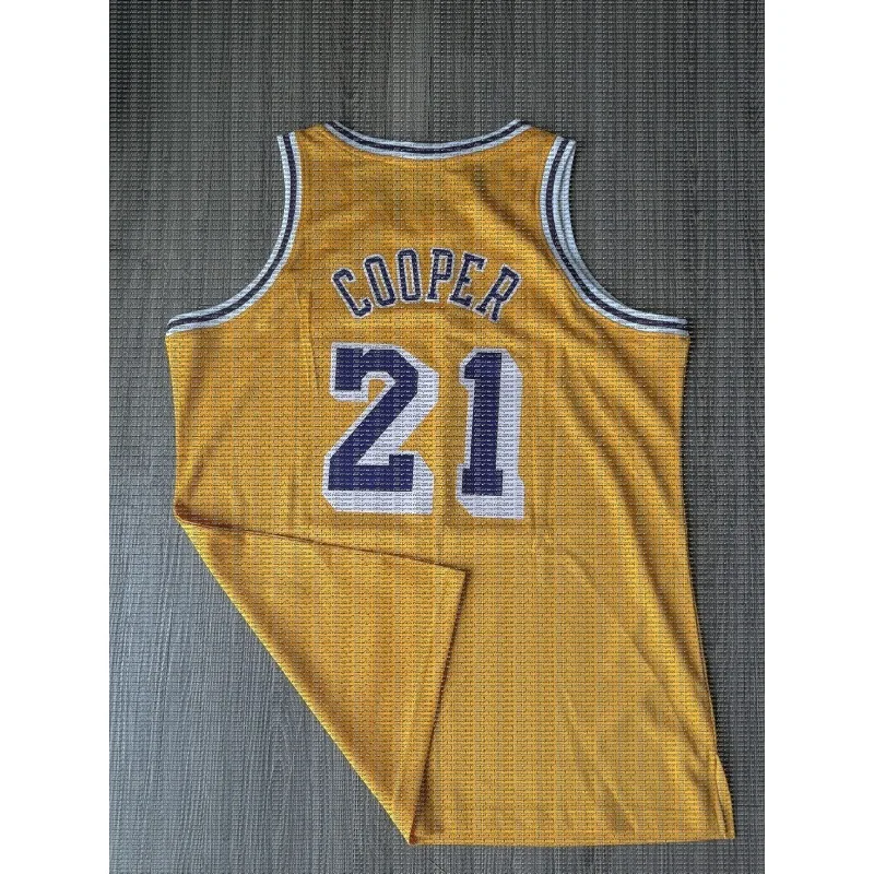 #21 California Classic Retro Jersey Classic Purple Gold Color Printed Quick Drying Basketball Tank Top