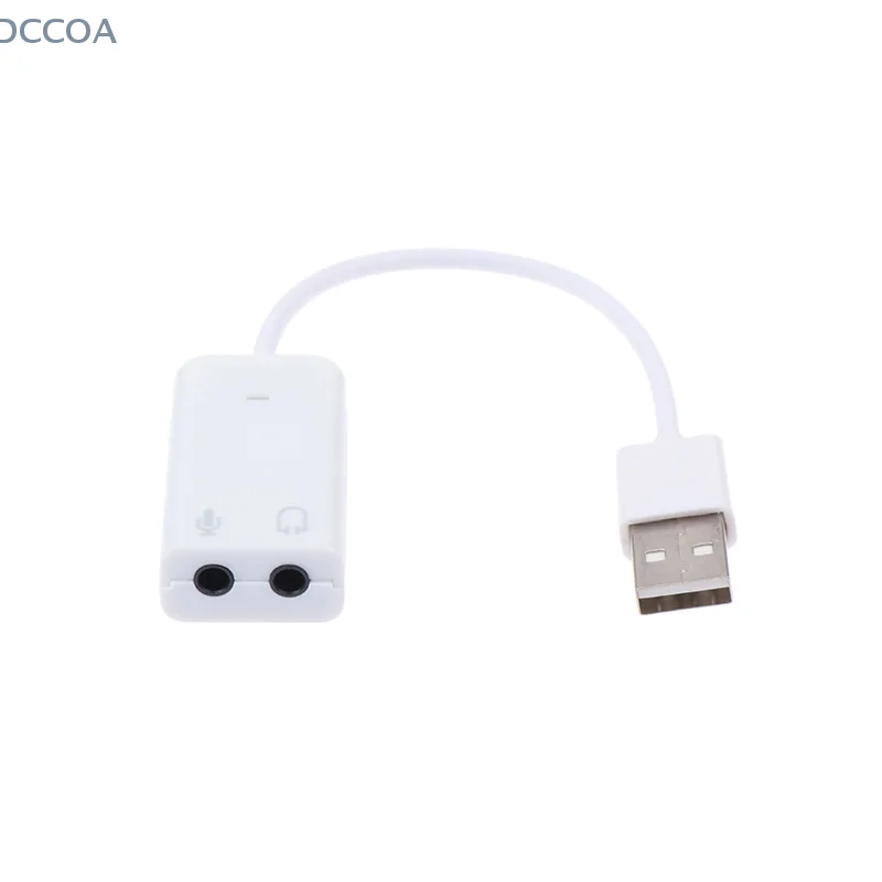 Macbook ordenador portátil PC 7,1 tarjeta de sonido USB externa Jack 3,5mm adaptador de Audio USB auricular micrófono tarjeta de sonido