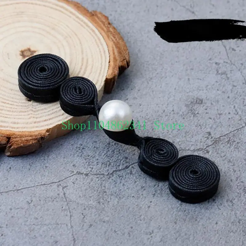 

5asd Handsewing Fasteners Cheongsam Buttons DIY Costume Closure Buttons