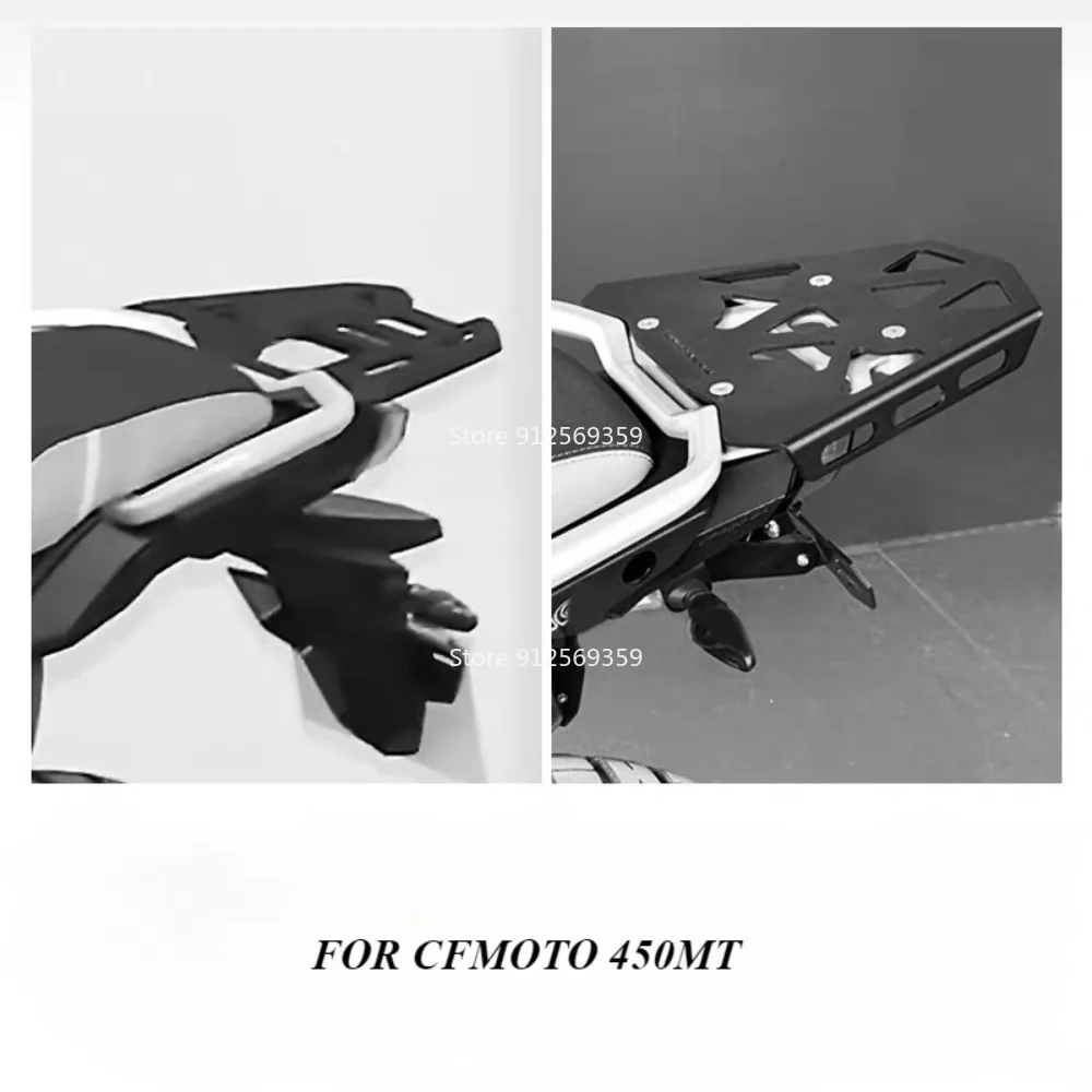 

Motorcycle Rear & Side Luggage Rack Set FOR CFMOTO 450MT Ibex 450 MT 450mt 2024 2025 2026 Rear Luggage Rack Top Case Mount Plate