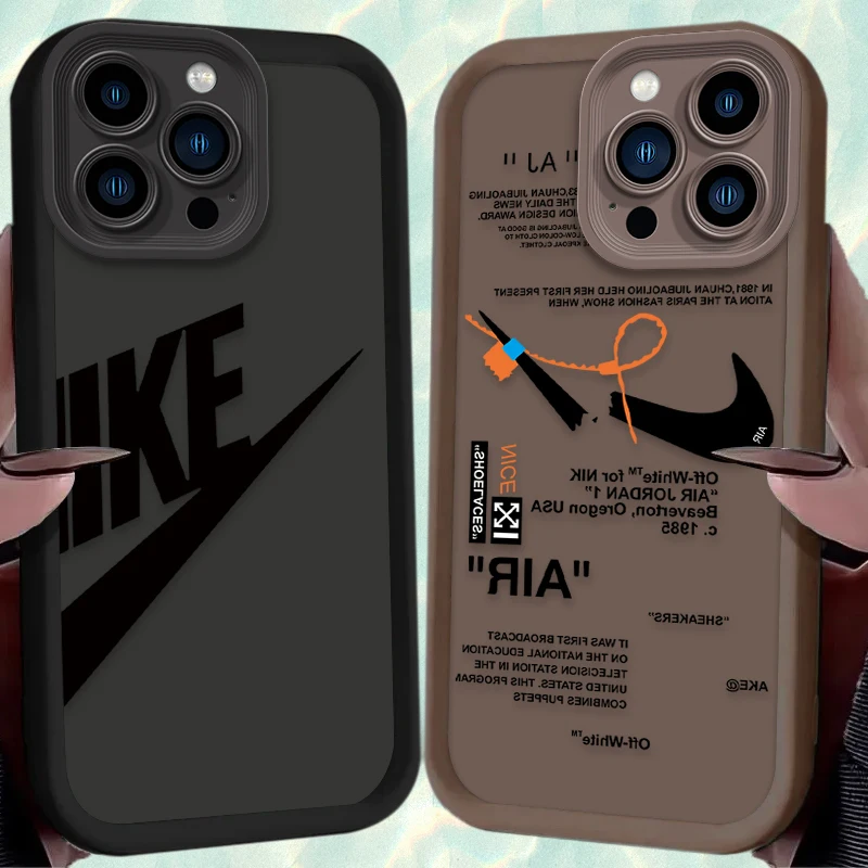 Sport Art Labels Phone Case for iPhone 15 14 13 12 11 Pro Max XS X XR 8 7 6S 6 Plus SE 2020 Shockproof Soft Silicone Back Cover