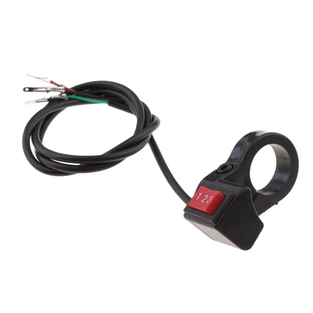 Motocicleta 7/8\\\'\\\' 22mm Interruptor de guiador elétrico 3 módulos