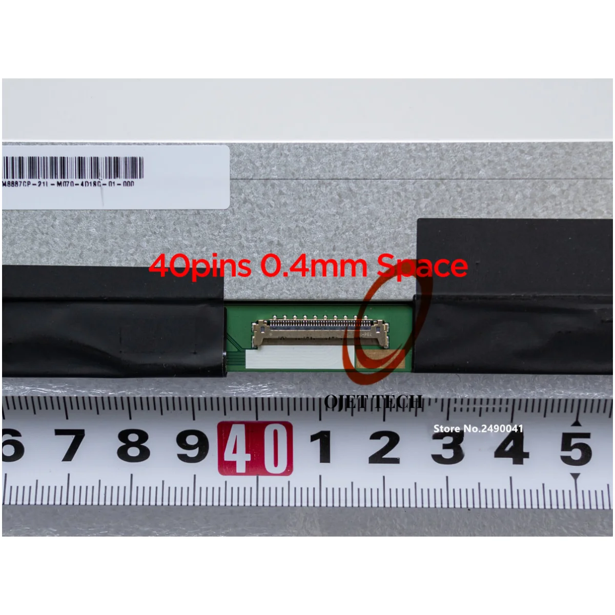 Imagem -03 - Substituição do Painel de Exibição Ips Gaming Tela do Laptop 15.6 Polegada 2k 240hz Ips Edp Lq156t1jw04 Qhd 2560x1440 40 Pinos