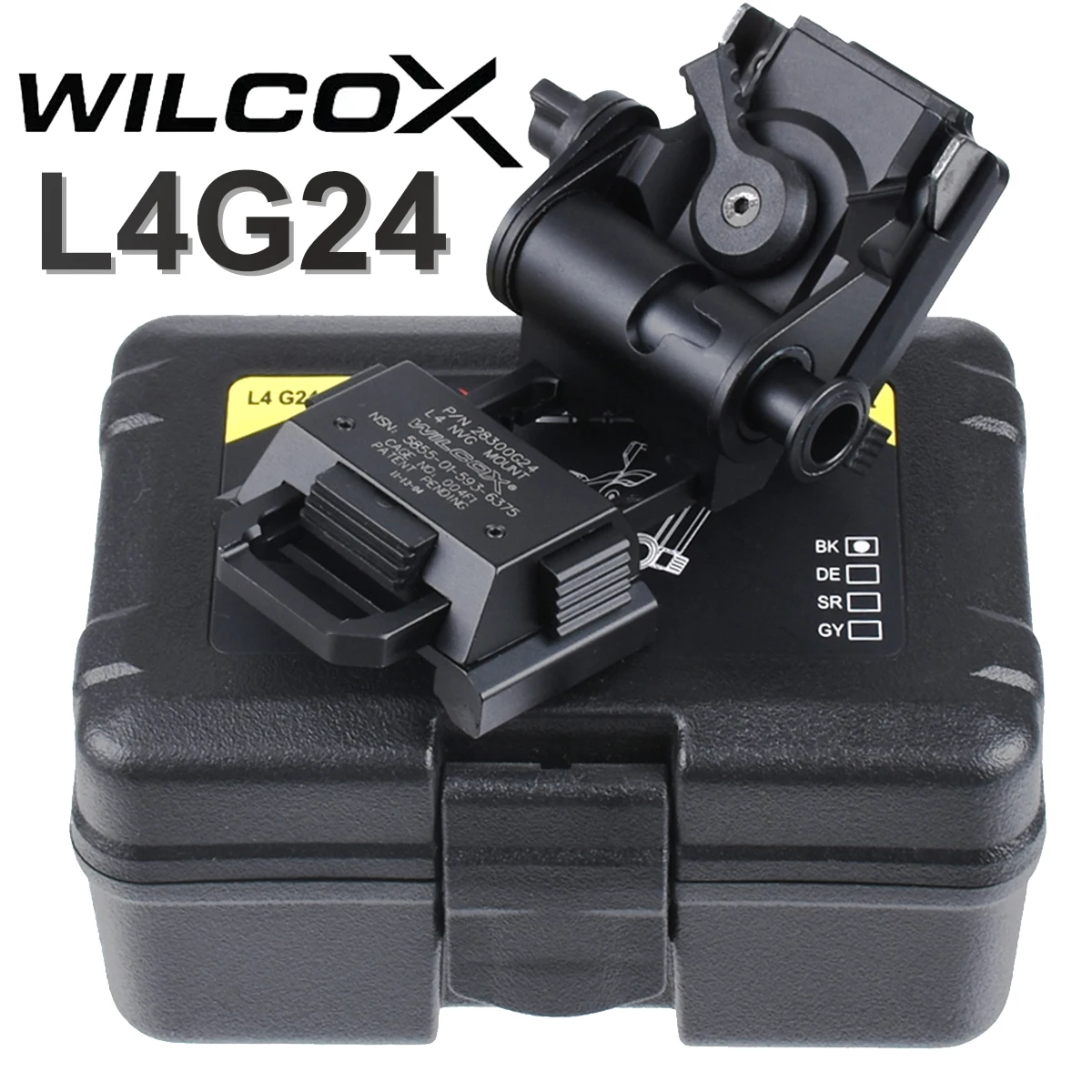 Metal Wilcox L4g24 NVG Mount L4G24 Bracket Holder For PVS14 PVS15 PVS18/GPNVG18  Foldable Night Vision Goggle Mount Helmet Mount