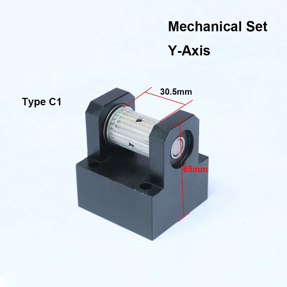 HAOJIAYI-Gear Base Set para gravação a Laser Máquina de corte, Peças mecânicas, Guia Rail Set para Laser Co2