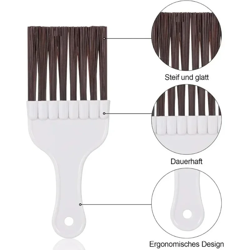 Novo Kit 2/4 Peças para Limpeza de Escovas de Condensador, Secador, Pente de Limpeza de Metal para Bobina de Radiador, Evaporador, Refrigerador e Ar Condicionado