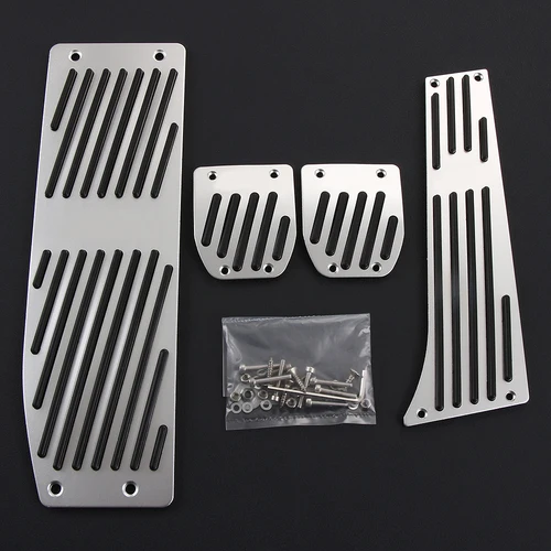 Almohadillas de Pedal de reposapiés de freno de combustible de Gas acelerador antideslizante sin perforación para BMW 1,3 Series X1 E39 E46 E87 E90 E91 E92, estilo de coche