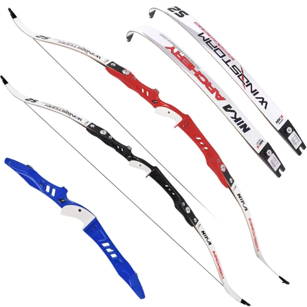 

68" ILF Recurve Bow 12-40Lbs Archery Take Down Bow 25" Magnesium Alloy Riser for Right Hand Target Shooting Hunting Split Bow