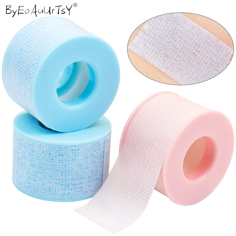 Blue Breathable Easy to Tear Medical Tape Eye Paper Under Patches Eyelash Extension Supply Eyelash Extension Tape Makeup Tools