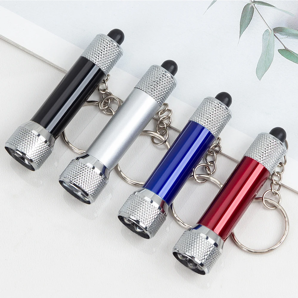 Mini Keychain LED Flashlight Pocket Emergency Light Small Torch Keychain Light Aluminum Alloy Key Chain Light Mini Flashlight