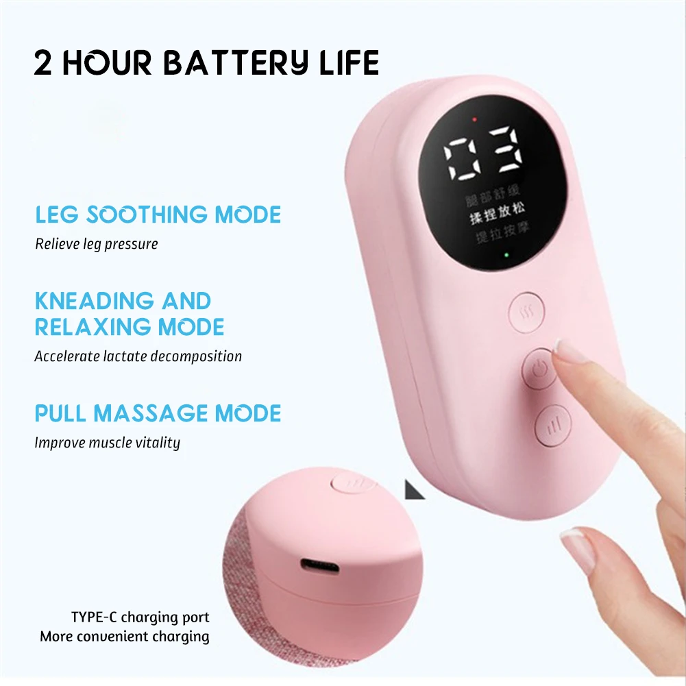 Fully Automatic Electric Leg Massager Self-Heating Portable Massage Machine For Women Men