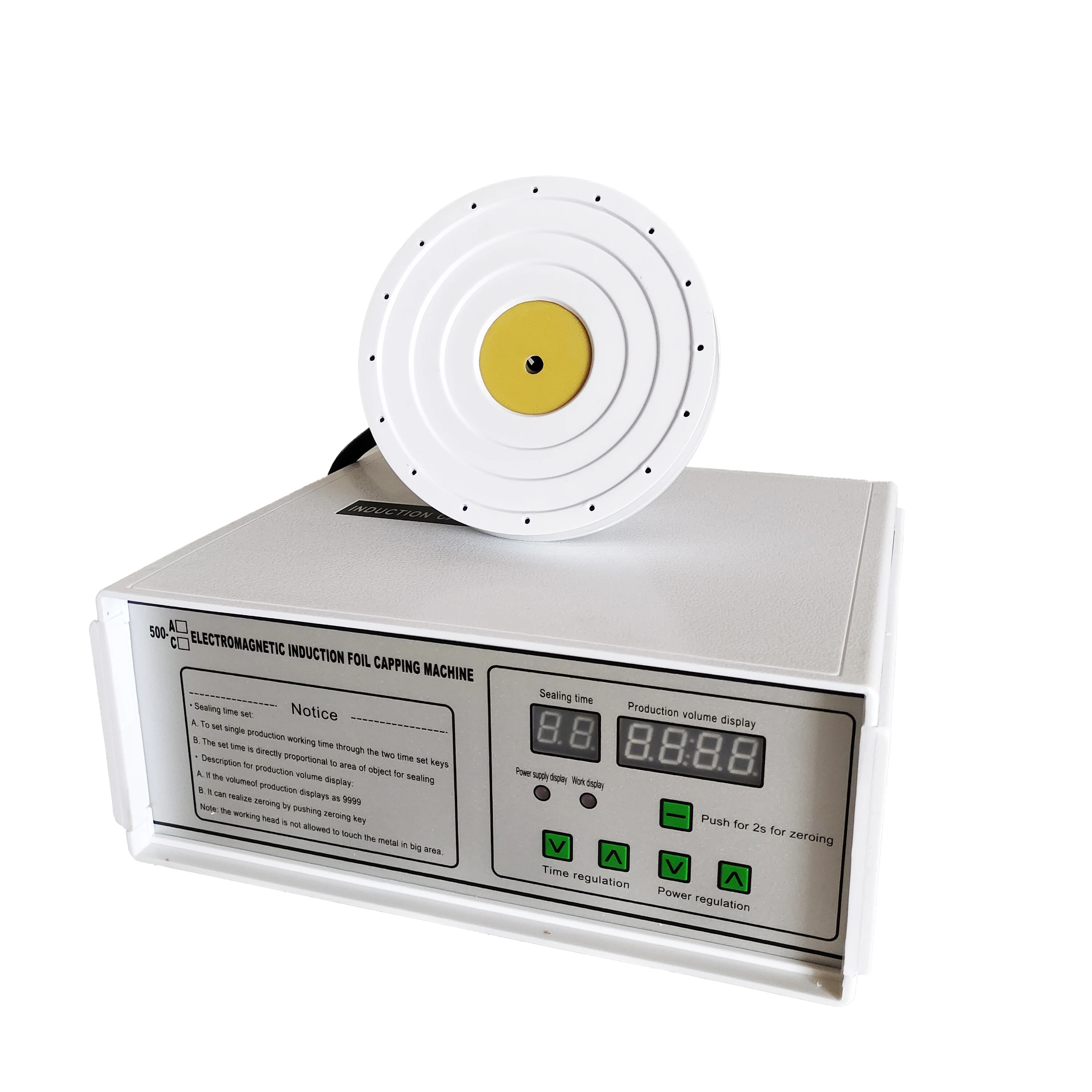 TEBAK DF-500C 수동 전자기 유도 밀봉기 병 캡핑 실러 호일 알루미늄 라이너 밀봉기