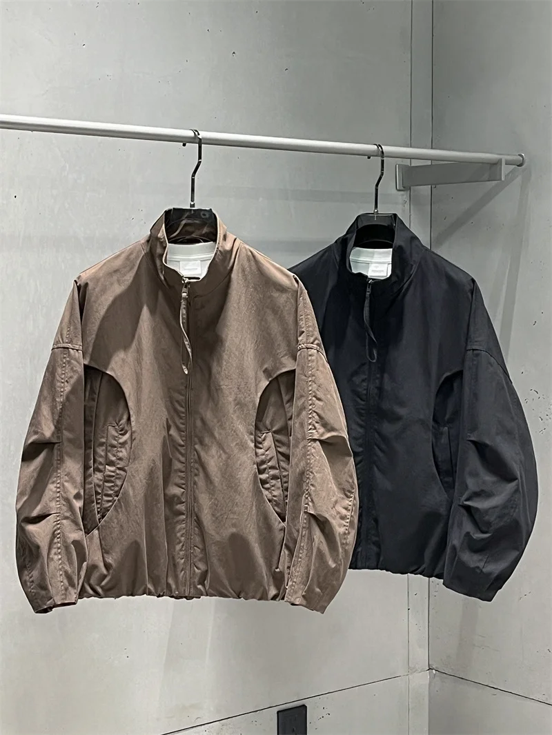 

Men's Pilot Jaet Autumn Winter New Sle American Open Cardigan Coat Trench Coat Faionable Long Sve Zipper Closure