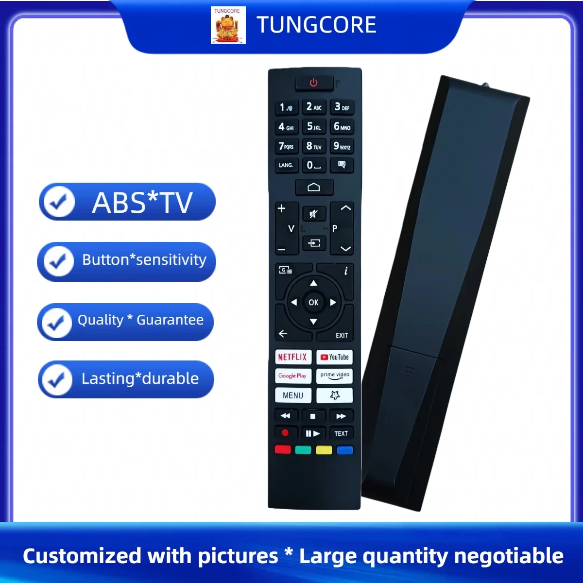 Nuevo Control remoto para TV LED CECOTEC ALU30043S ALU20043ZS ALU20065 VQU10043S ALU00165 VQU10055 ALH00032 ALH00032NS VQU11070 + TV