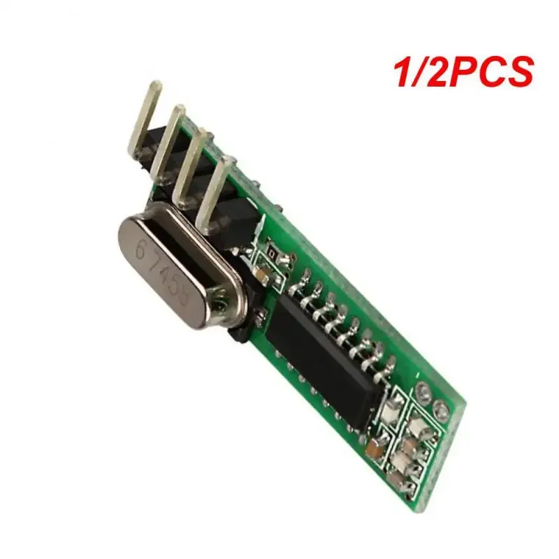 1/2PCS 433 Mhz Superheterodyne RF Receiver and Transmitter Module For Arduino Wireless Module Kit 433Mhz Remote Control