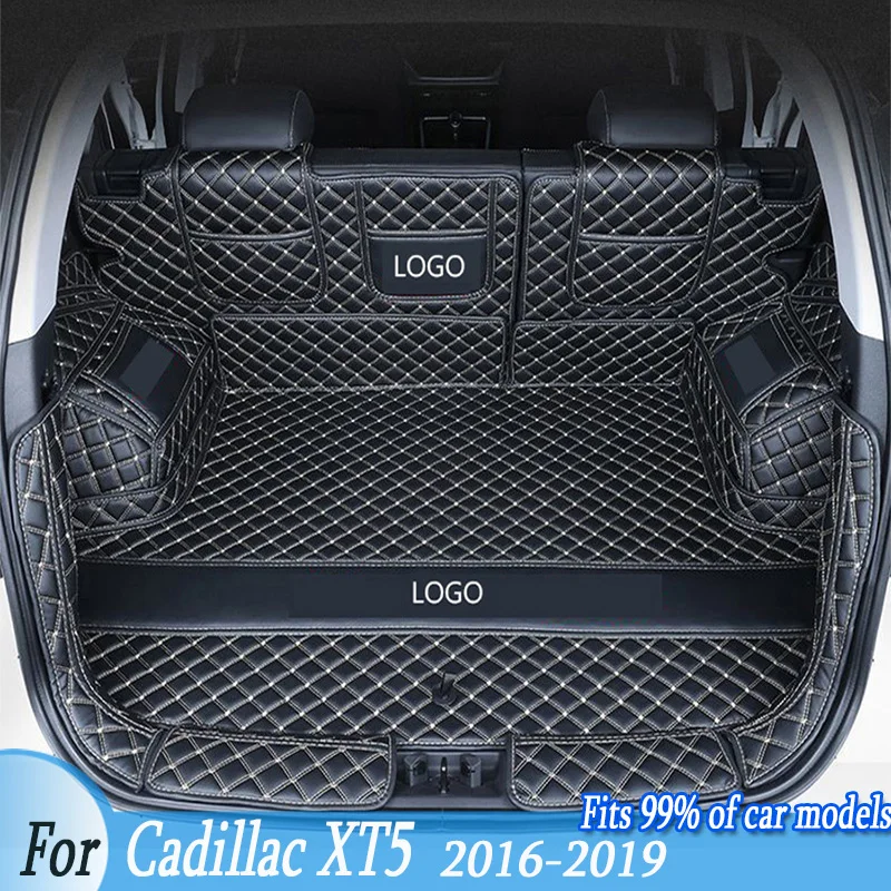 Custom Waterproof Car Trunk Mat AUTO Tail Boot Tray Liner Cargo Carpet Pad Protector Fit For Cadillac XT5 2016 2017 2018-2019