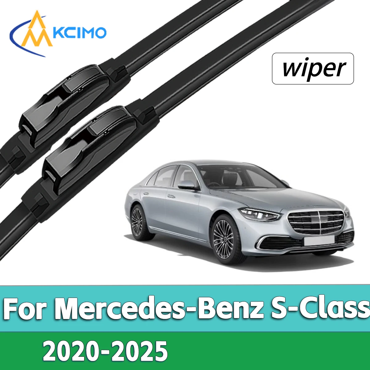 

Car Windscreen Wiper Blades High Clear Vision Rubber Wipers for Mercedes-Benz S-Class W223 2020-2025 Replacement Parts