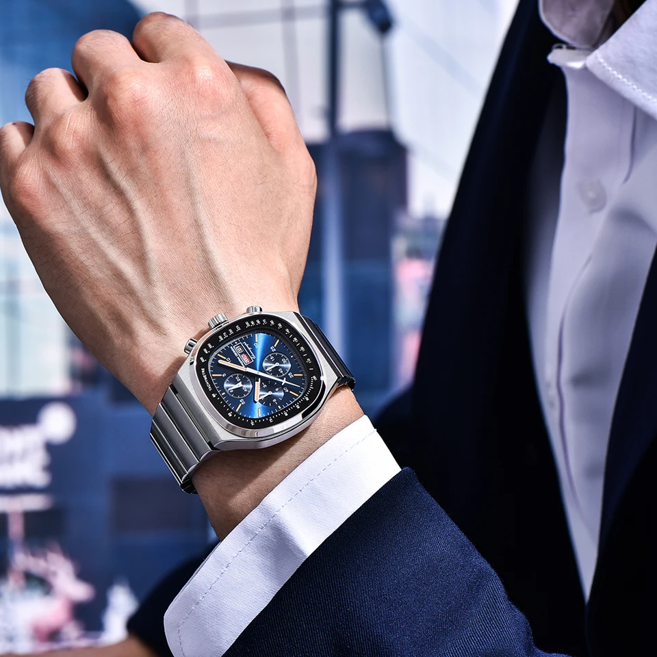 PAGANI DESIGN Newest Men's Quartz Watches 40mm Synthetic Sapphire