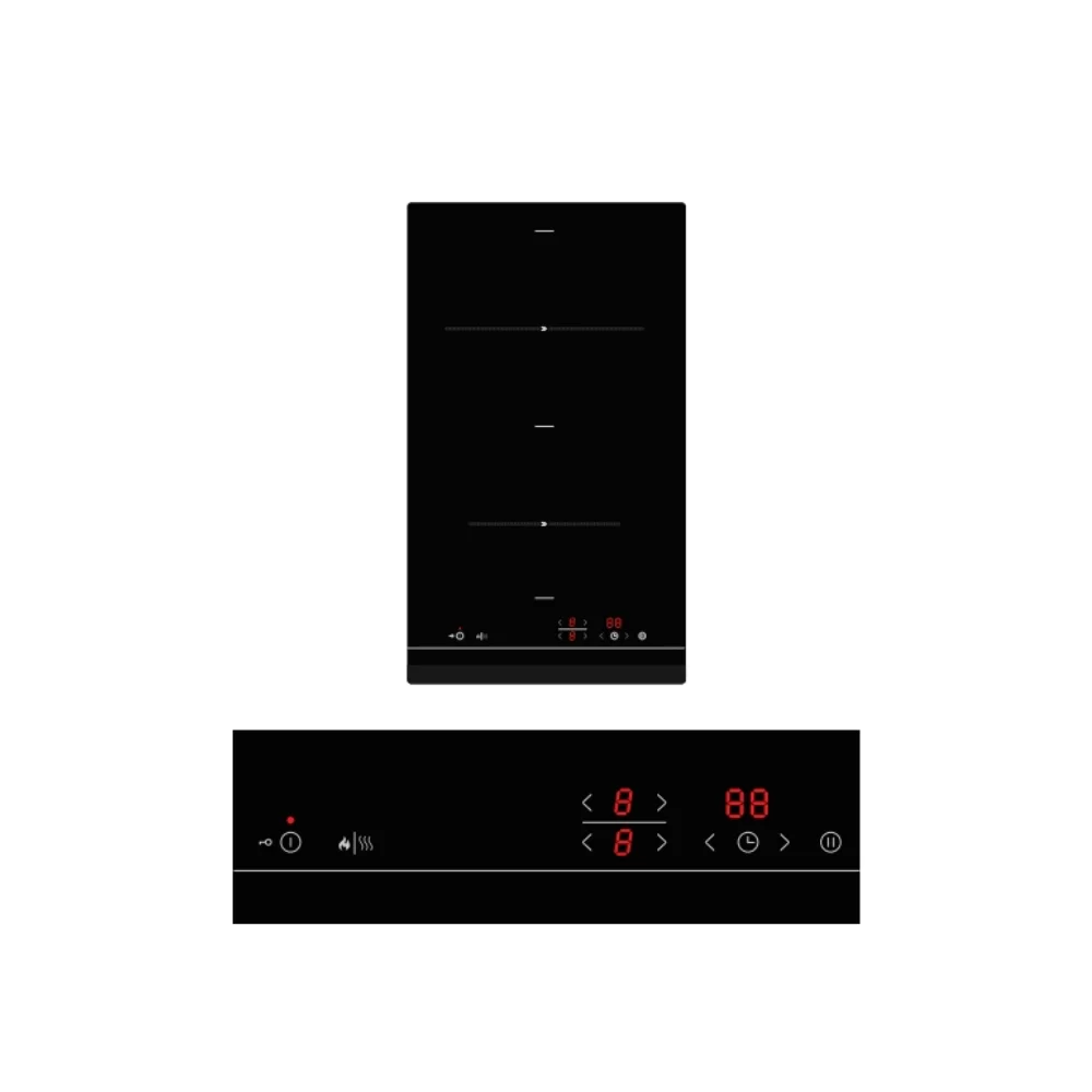 طباخ التعريفي الكهربائي بالجملة مع ميزة محمولة ذكية برأس مزدوج للاستخدام التجاري للمطبخ المنزلي