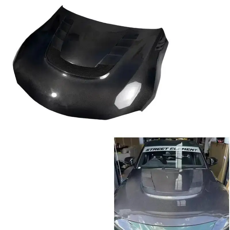 

Auto Exterior Accessories Carbon Fiber Engine Cover for Supra A90 A91 2019 VRS Style Engine Bonnet Hood