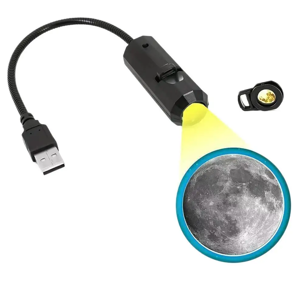 

Проекционный светильник с USB-подключением, звездное небо, лунный свет, креативный светодиодный потолочный проектор для спальни, подарок для детей на вечеринку
