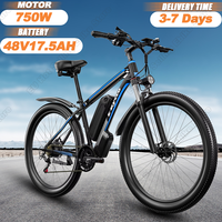 Ebycco E8 Electric Bike 750W Motor 48V17.5AH Lithium Battery City E-Bike 29 inch Tire Mountain Aluminum Alloy Electric Bicycle