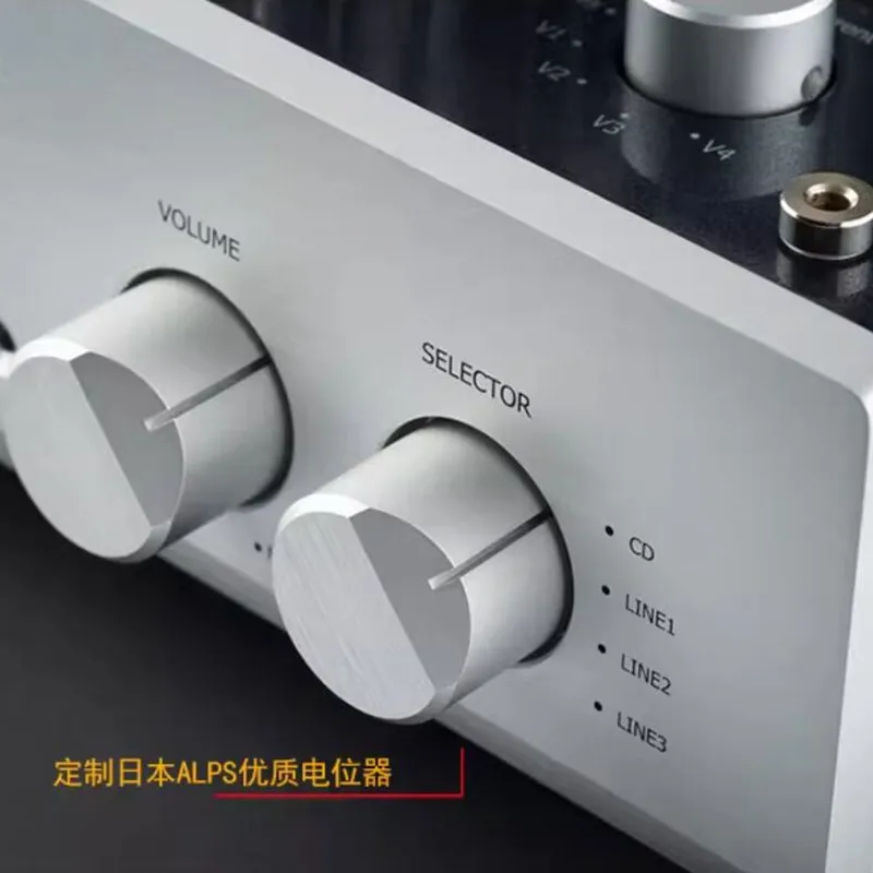 MUZISHARE X5 Integrated Vacuum Tube Amplifier EL34 Do AB1 Push-pull Amplifier 15~35W TR~UL Switch Good Sound Amp Vu Meter