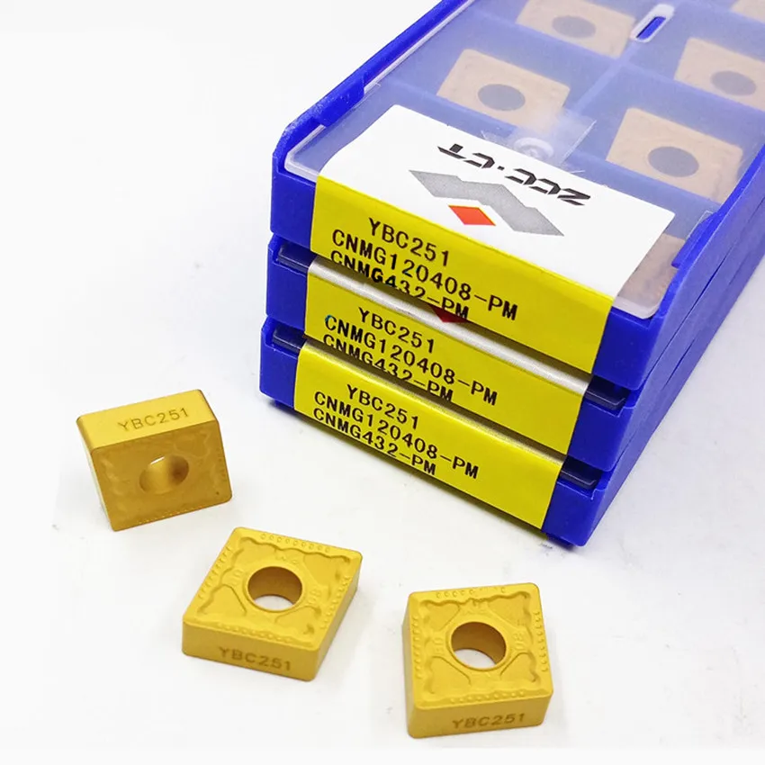 

CNMG120404-PM YBC251/CNMG120408-PM YBC251/CNMG120412-PM YBC251 CNMG431 CNMG432 CNMG433 CNC carbide inserts For Steel 10pcs/box