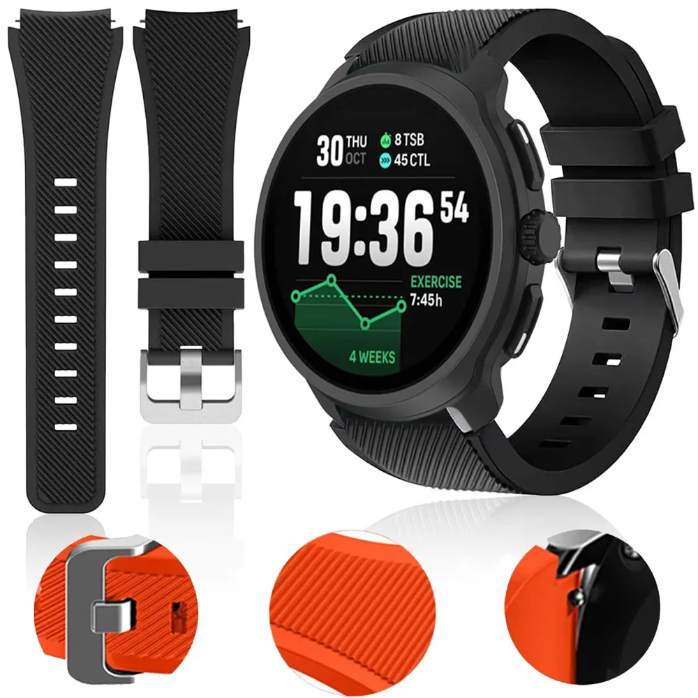 22Mm Silicone Strap…