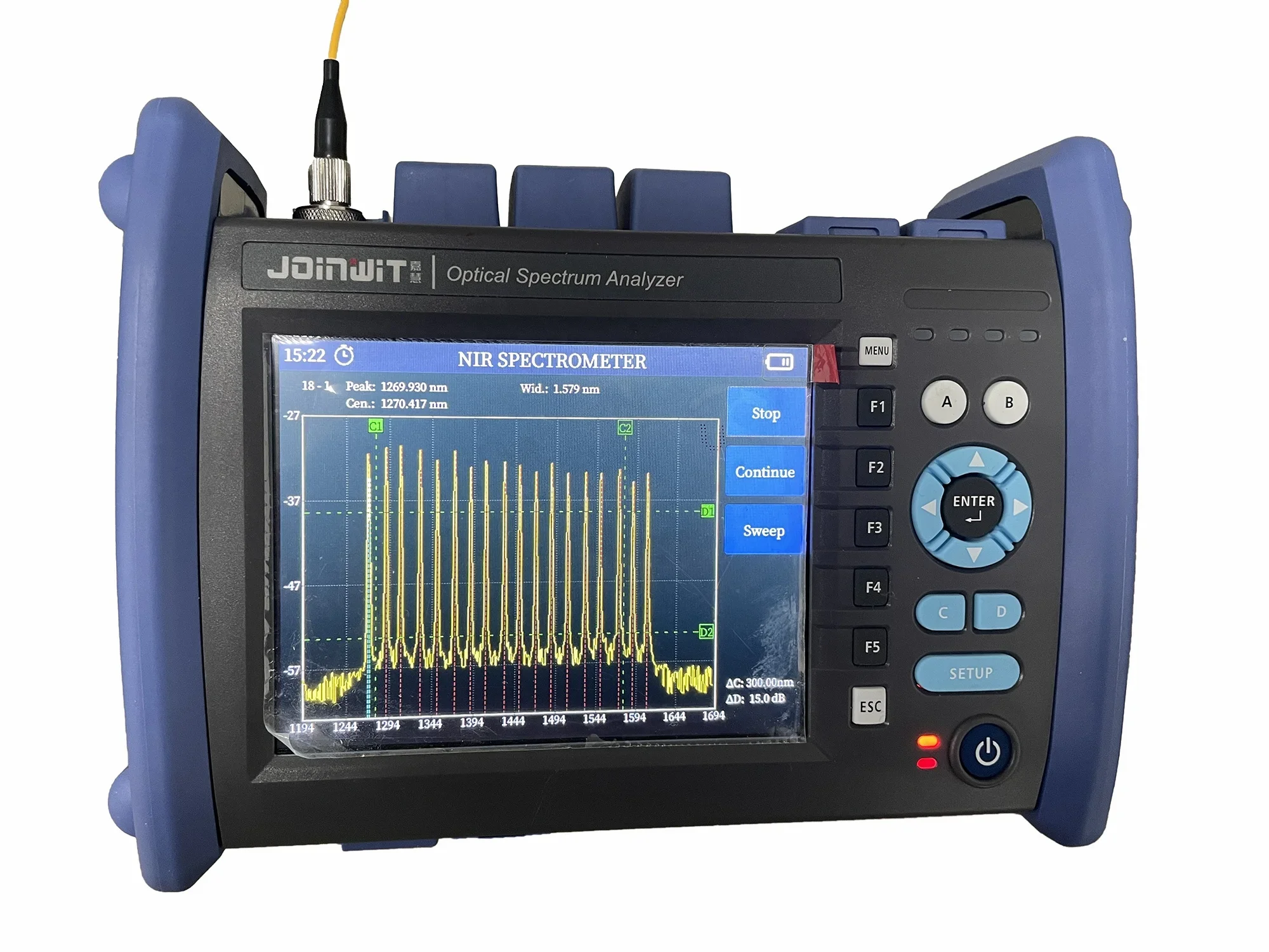 Handheld geïntegreerde optische spectrumanalysator OSA draagbare spectrometer