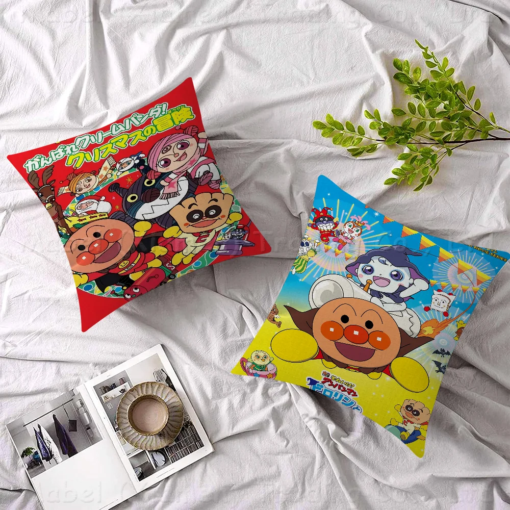 

Anpanman Movie Pillow Gift Home Office Decoration Bedroom Sofa Car Cushion Cover Case 45x45