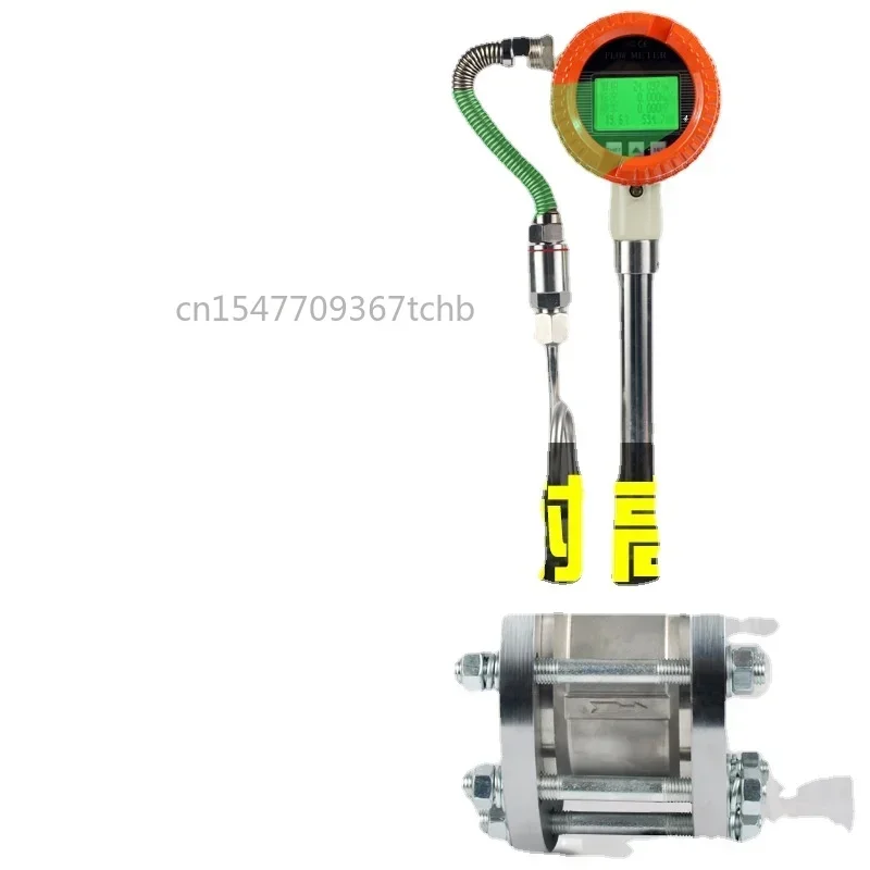 Gas Steam Compressed Air Biogas Natural Gas Nitrogen Guide High Pressure Gas Intelligent Vortex Flowmeter