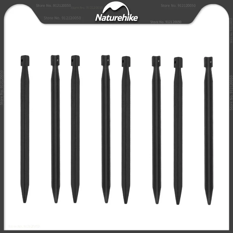 

Naturehike 8pcs Outdoor Camping V-shaped Aluminum Alloy Ground Nails Lightweight Solid Durable Tent Canopy Ground Nail