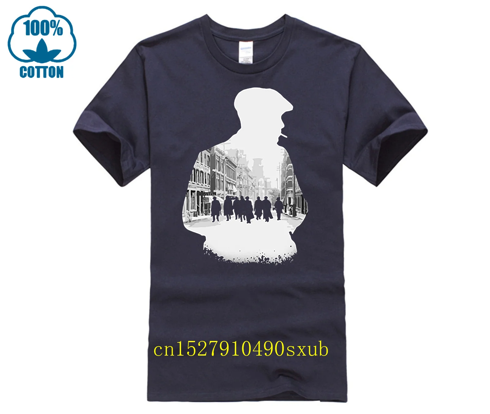 Peaky Blinders Light Adult T Shirt Printed Classic Loose T Shirt Boy short Sleeve T shirt Dad Latest Simple Tee Shirt