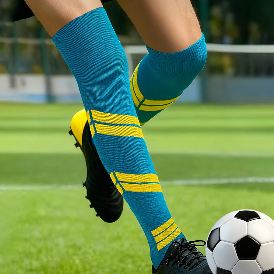 

Long Compression Socks Breathable Anti-slip Support For Running Cycling Hiking Sports Men Women