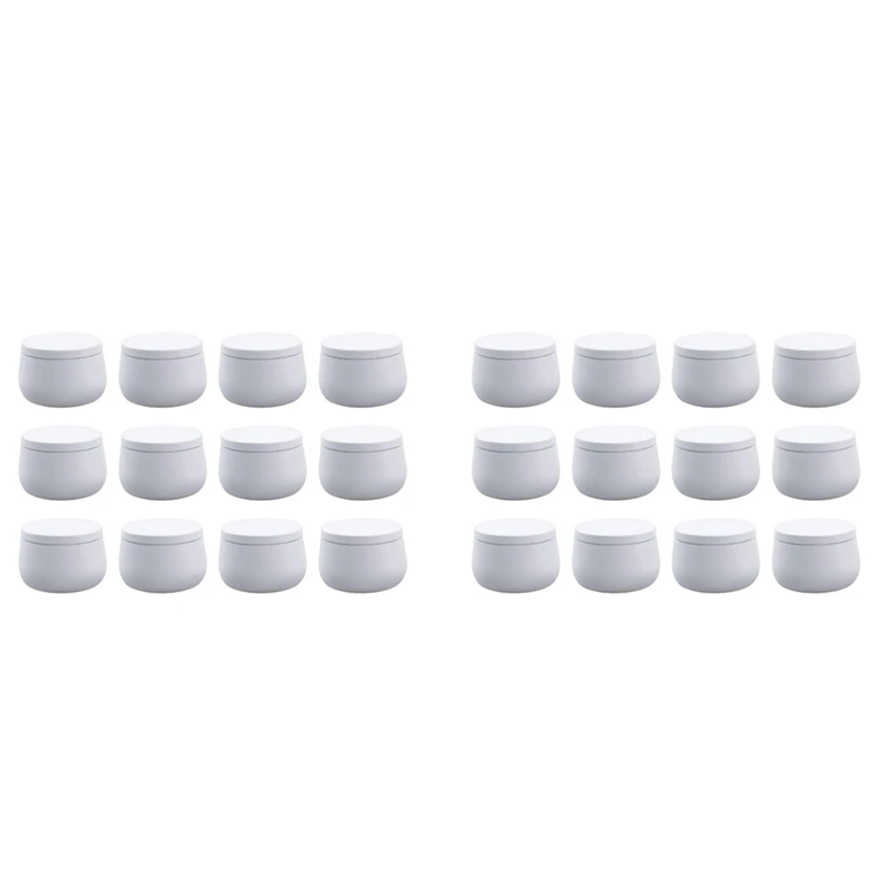 Candle Tin Cans With Lids- 24Pcs Candle Jars, 8Oz Candle Metal Tins, Candle Container For DIY Candle Making Supplies(D)