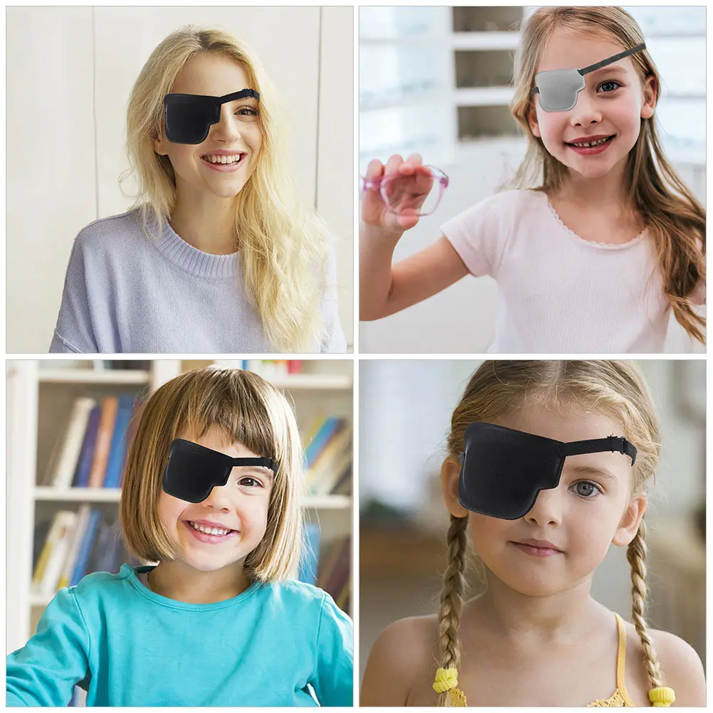 

Набор из 3-х 3D-патчей для глаз: маленькие портативные защитные накладки, износостойкие, регулируемые, для ежедневного использования при амблиопии