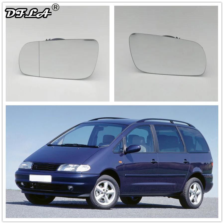 For VW Sharan 1997 1998 1999 2000 2001 2002 2003 2004 2005 2006 2007 2008 2009 2010 Car-Stying Rear Side Heated Mirror Glass