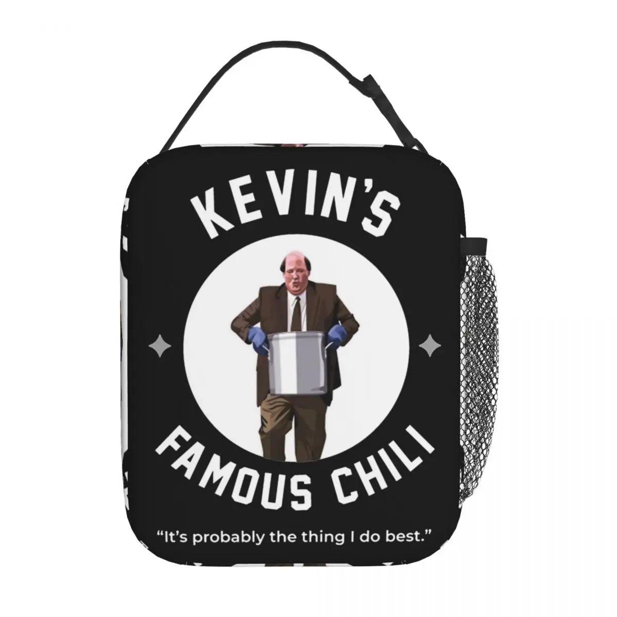 

Kevins Famous Chili The Office Tv Show Insulated Lunch Bags High Capacity Lunch Container Thermal Bag Tote Lunch Box Bento Pouch