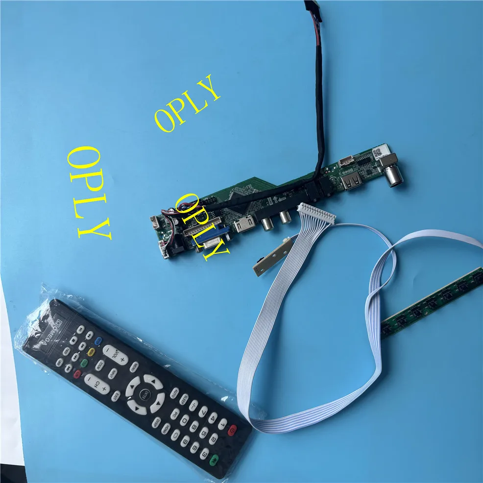 Driver Controller Board TV Analog Kit LVDS 40Pin Fit LP140WHU LP140WH2 LCD Display 1366*768 14