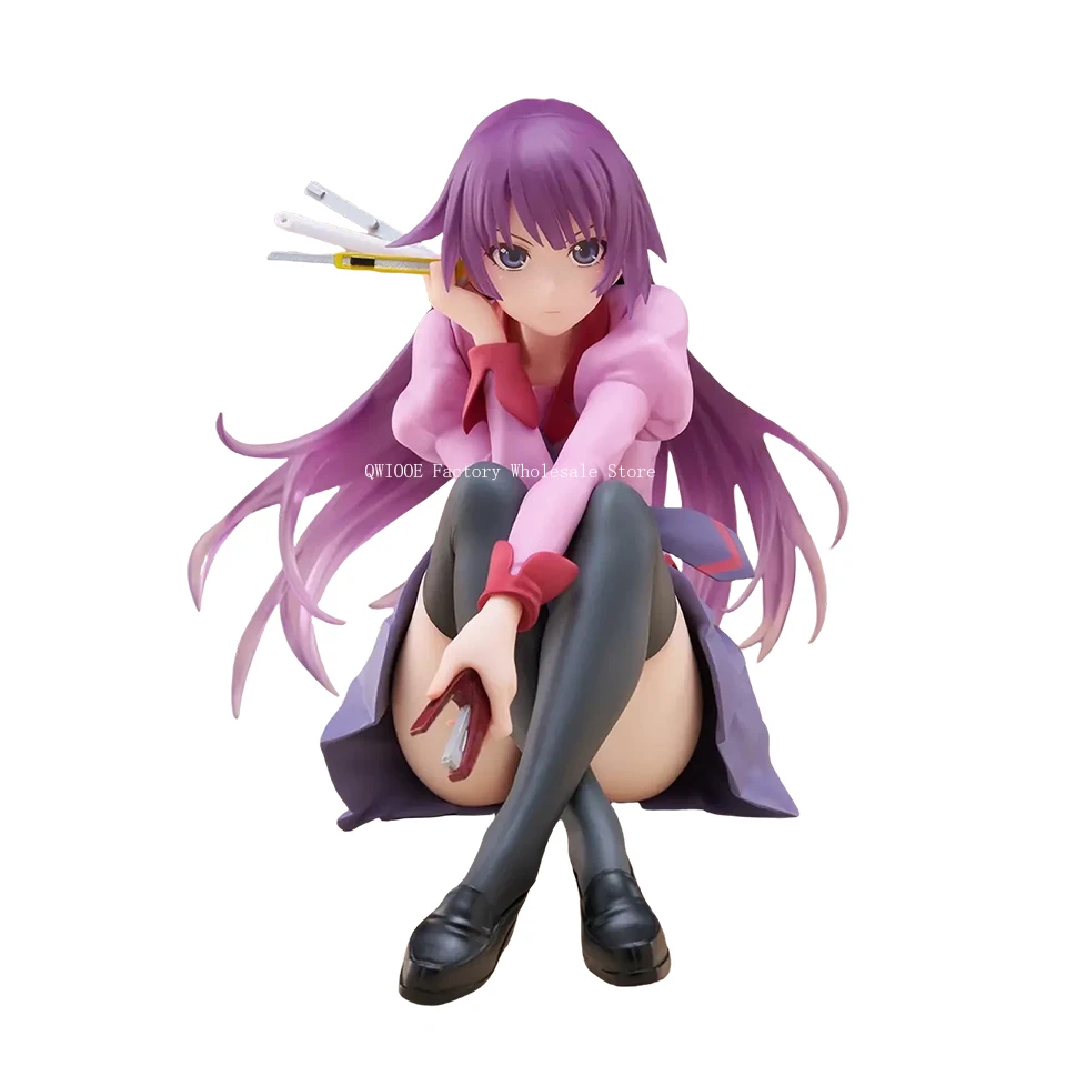 Original genuino TAITO escritorio lindo Zoku Owarimonogatari 13cm Senjougahara Hitagi estatua modelo muñeca juguetes QWIOOE al por mayor