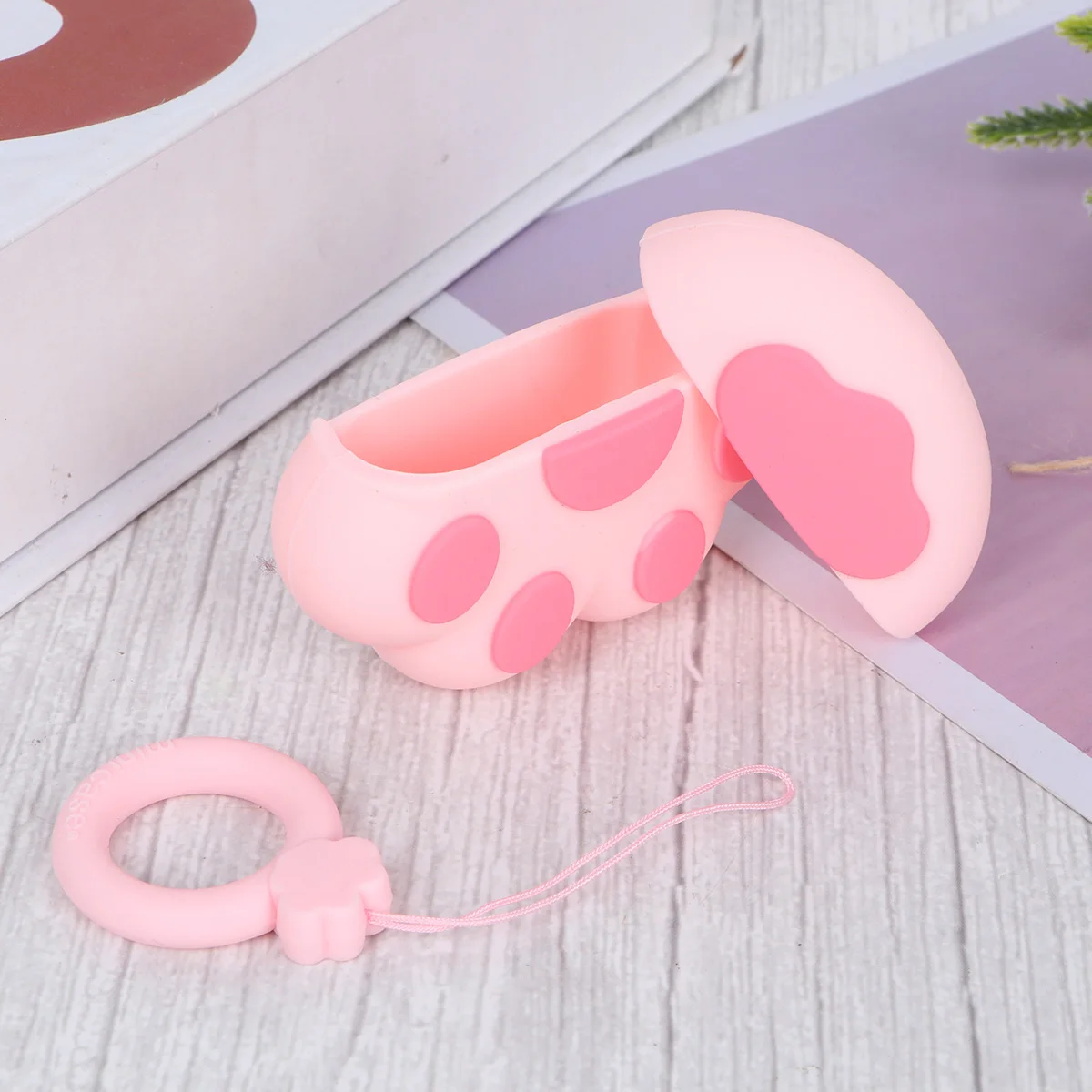 

Portable Earphone Case Lightweight Protective Silicone Cover Shell Earphone Protection Case Wireless Headphone Pouch Bright