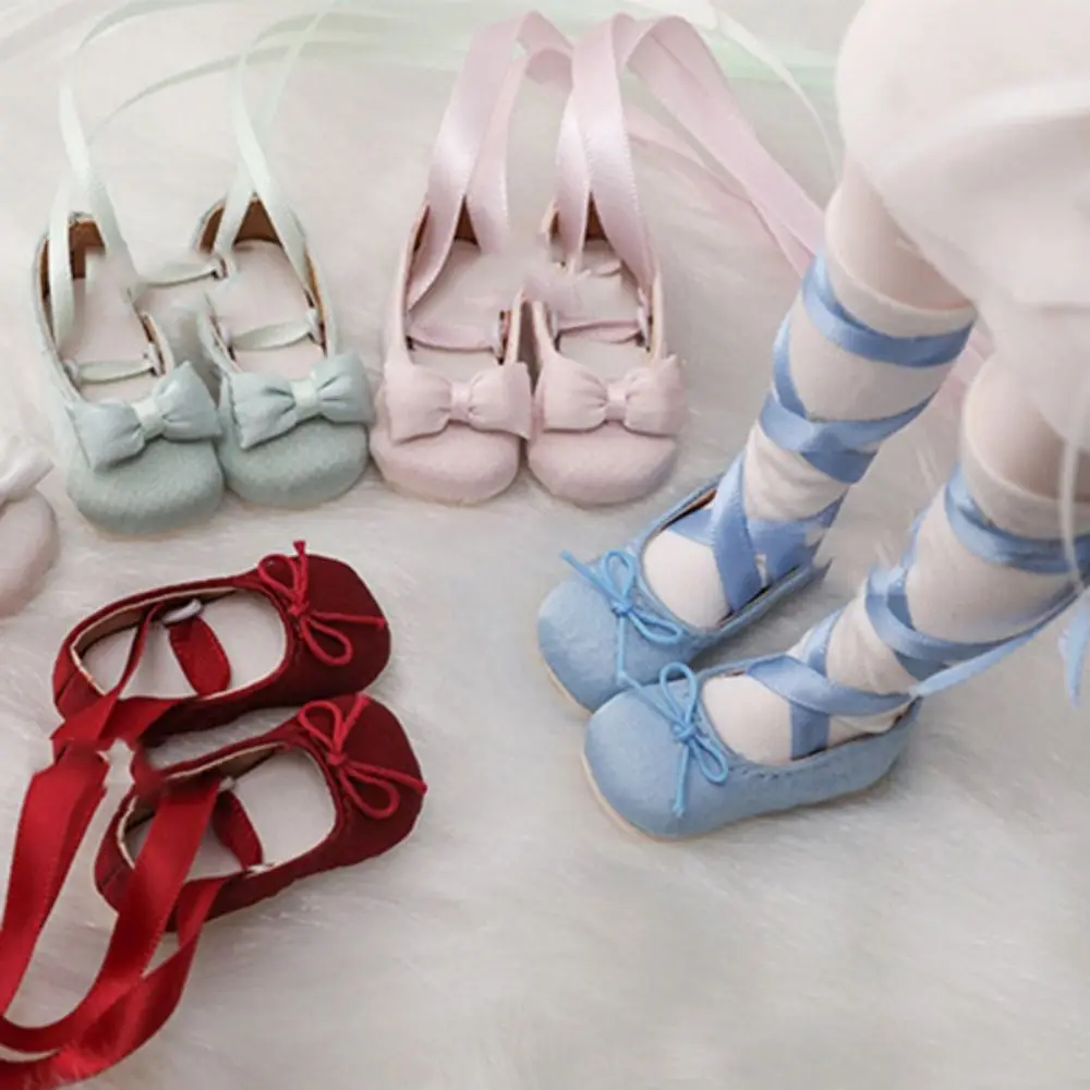 

1/6 BJD Doll Shoes 30cm Doll Dance Shoes Fashion Strap Ballet Dance Shoes (4.6x2.1cm)